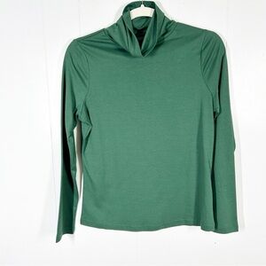 Reliance Garments Guideboat Co. Green Long Sleeve Turtleneck Small